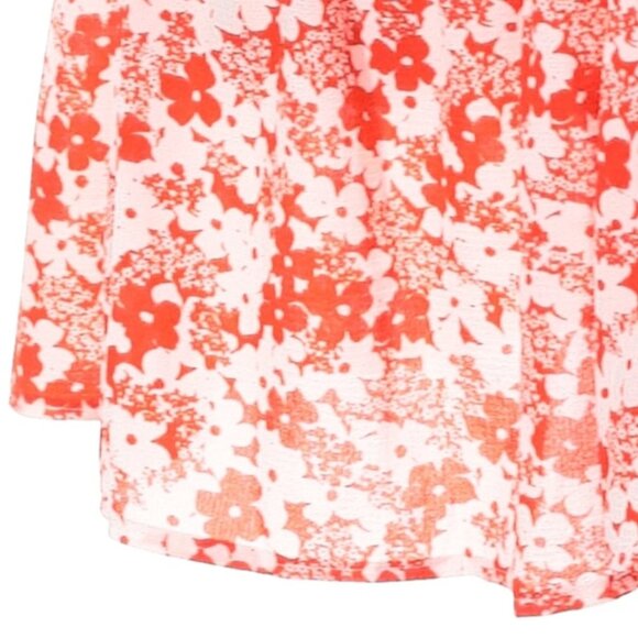 ASOS DESIGN - Red and White Floral Dress - Picture 9 of 11
